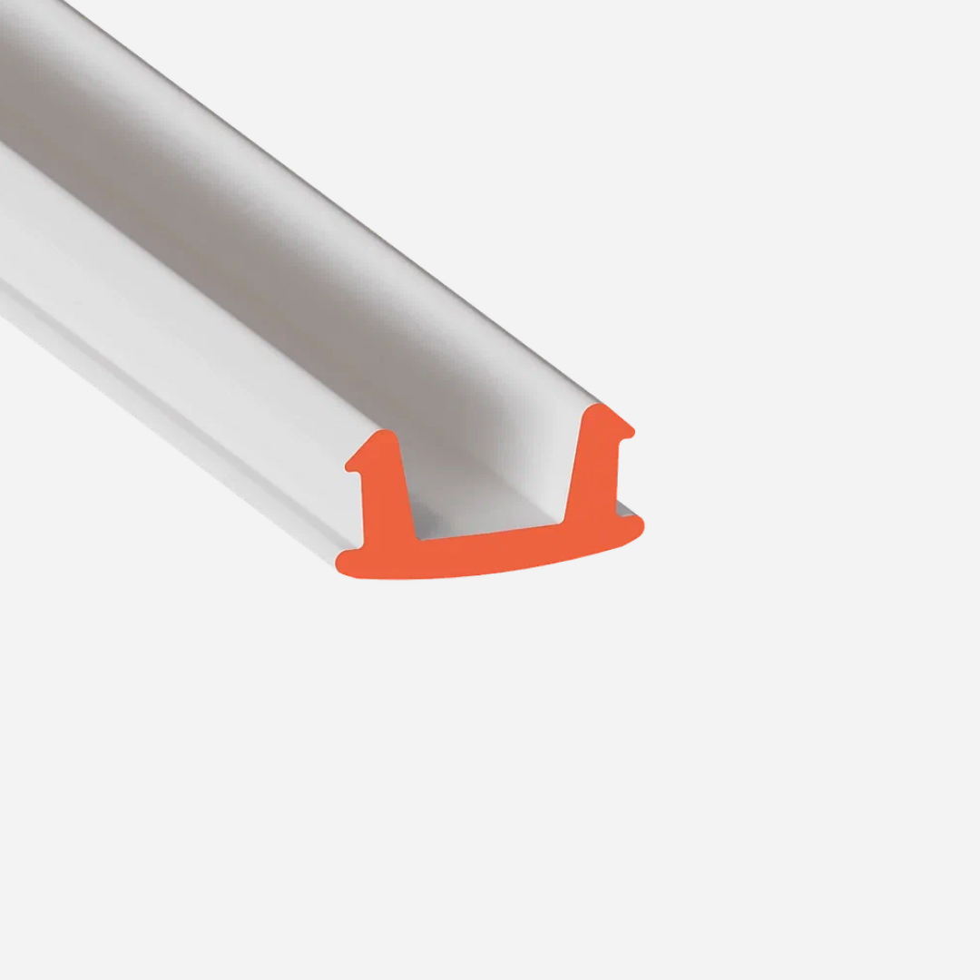 Вставка разделительная Flexy заглушка PVC 8 Белый 200 м/уп