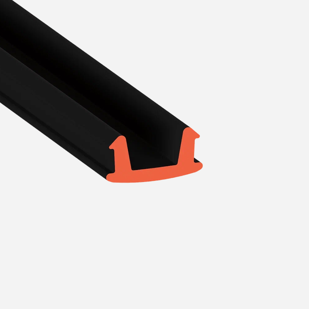 Вставка разделительная Flexy заглушка PVC 8 Черный 200 м/уп