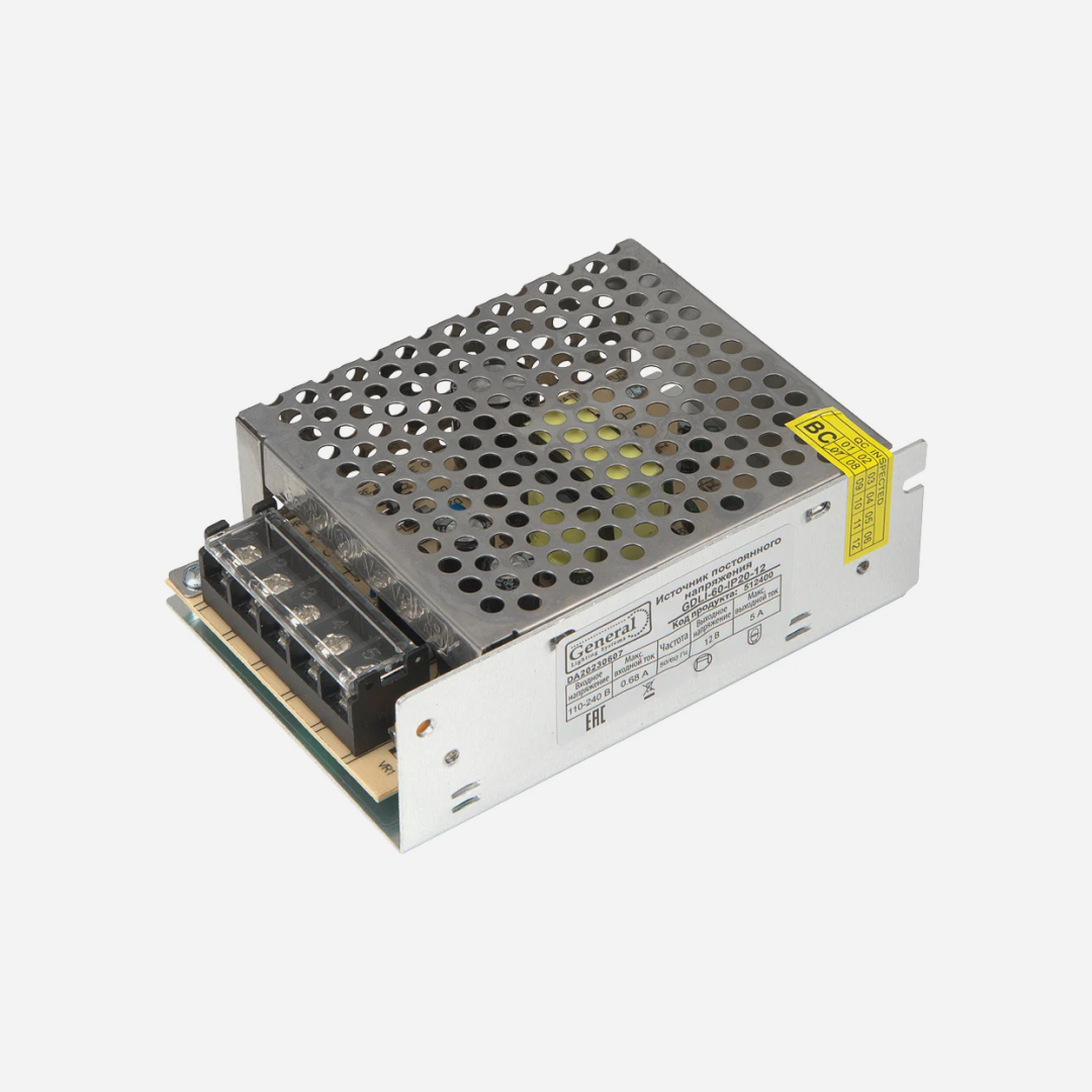 Блок питания GENERAL 12V 60Вт