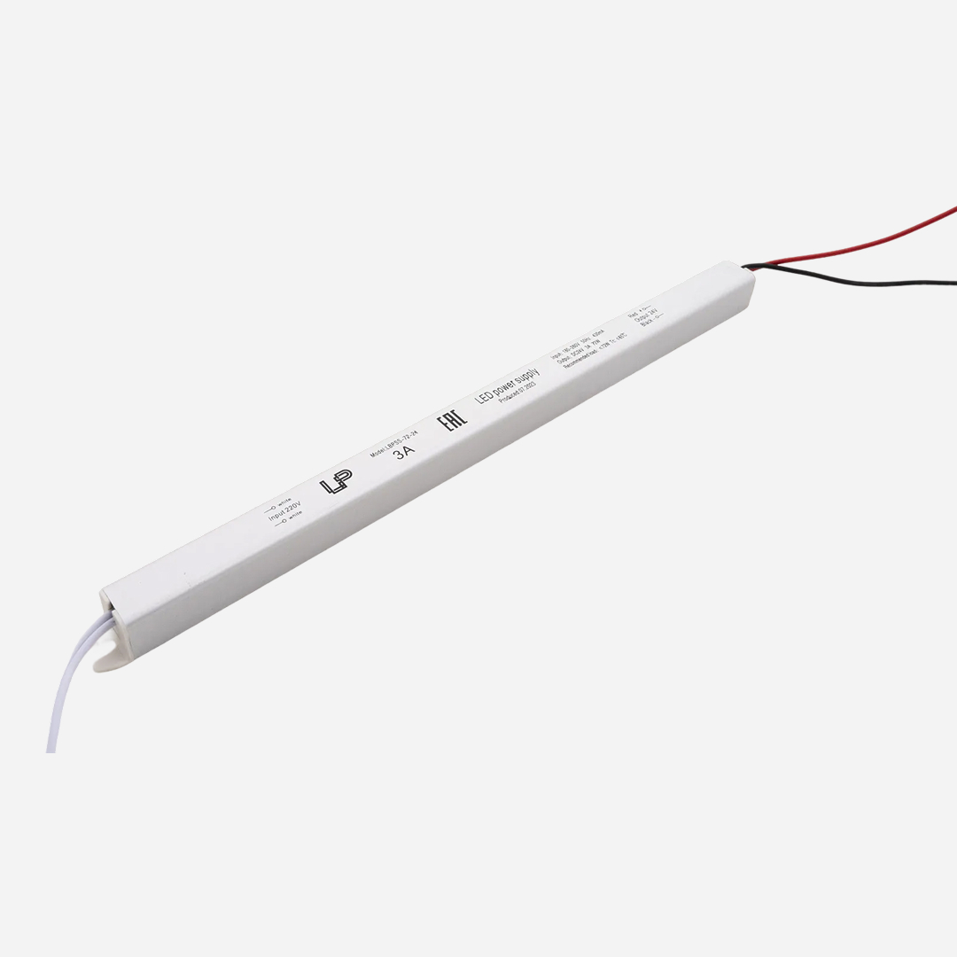 Блок питания LEDS POWER Super Slim карандаш 24V 72Вт