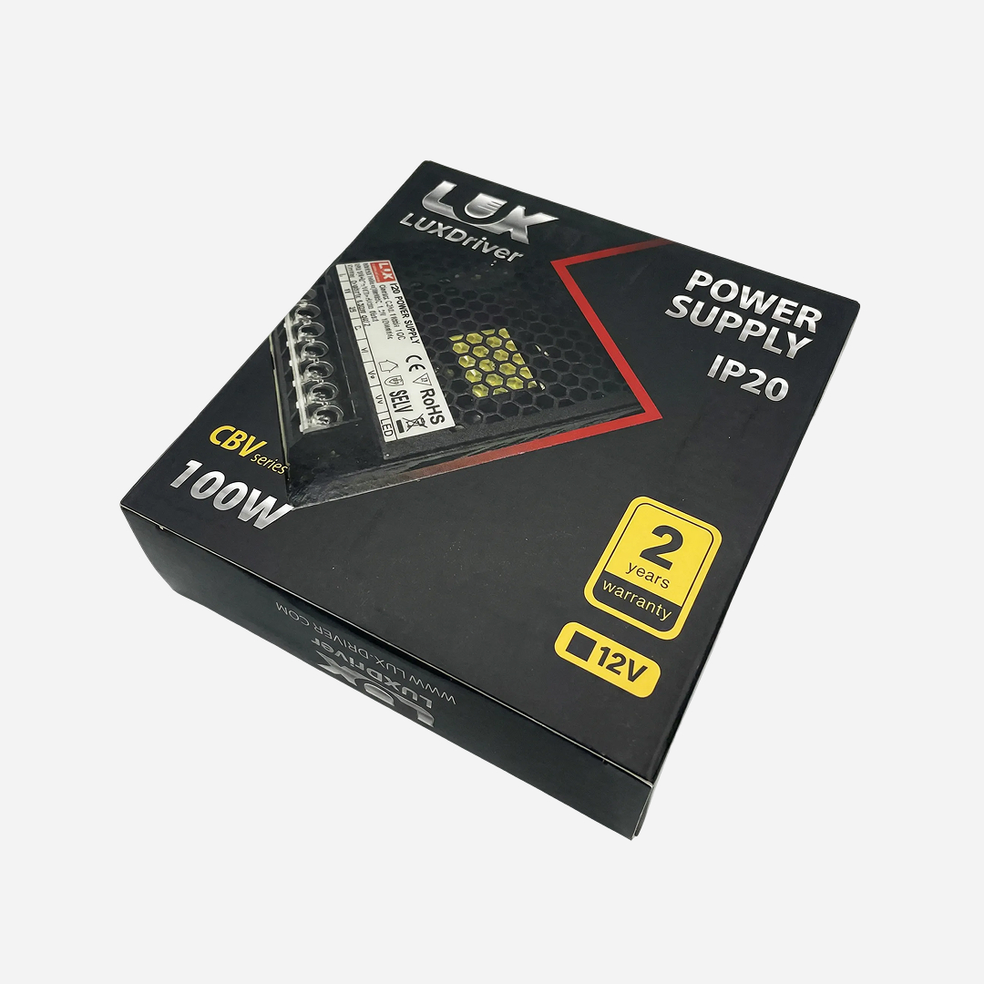 Блок питания LEDSPOWER LUXDriver 100Вт 12В 3